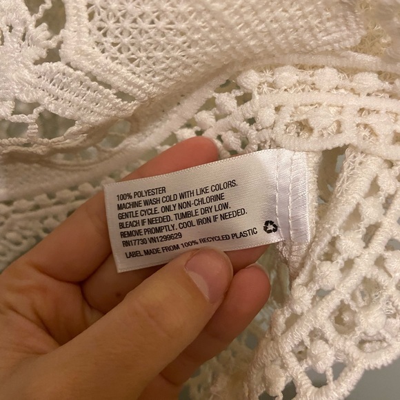 FREE WITH PURCHASE xhilaration Lace Tee - Picture 3 of 4